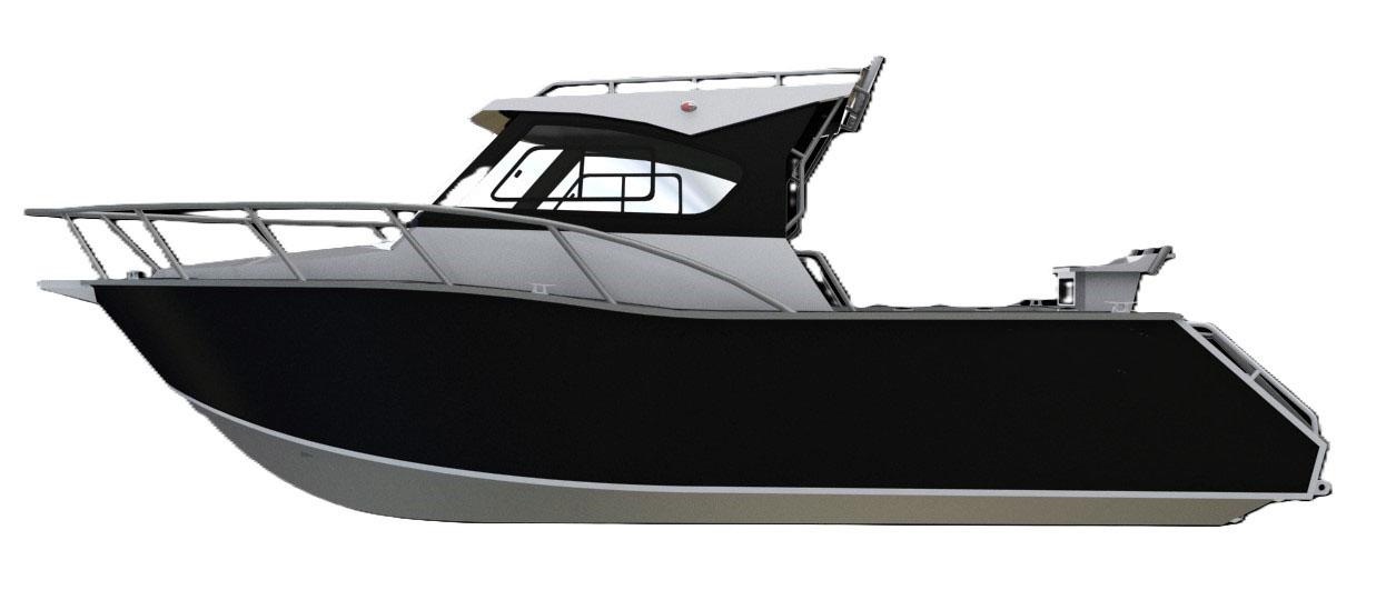 7.5m Enclosed Cabin Mono-Hull Boat